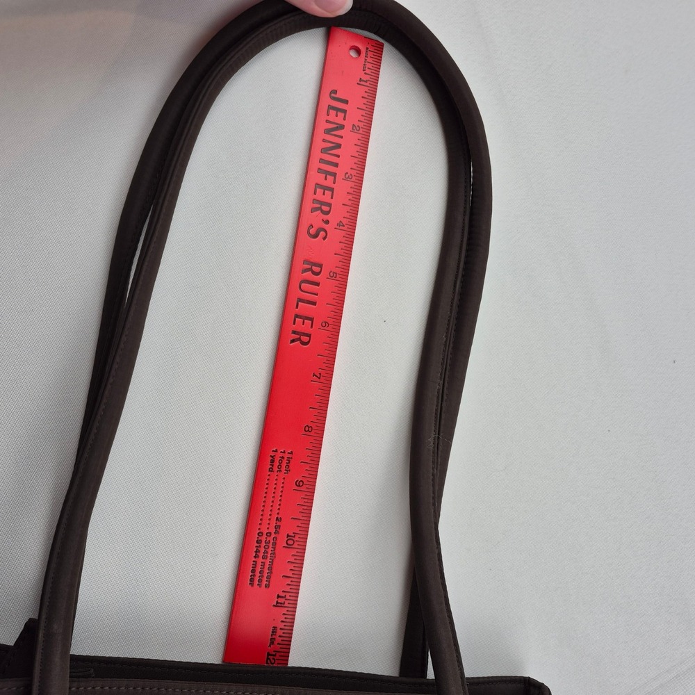Perry Ellis America Brown Nylon Shoulder Bag Purse Style 2.3670.BN.PM.S NWOT - Picture 10 of 10